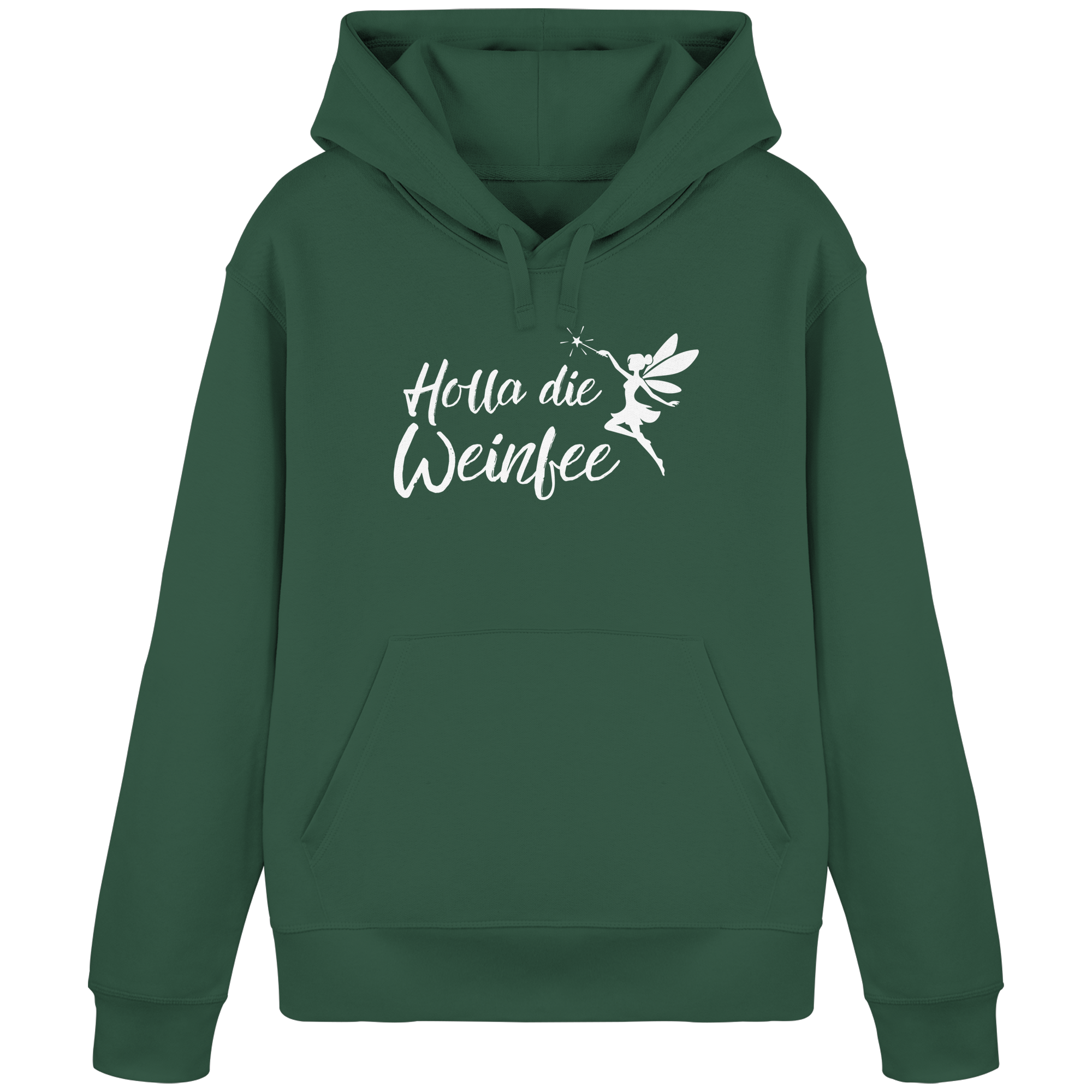Holla die Weinfee - Organic Basic Hoodie