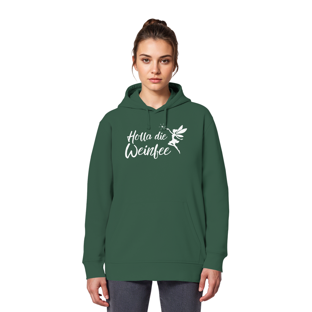Holla die Weinfee - Organic Basic Hoodie