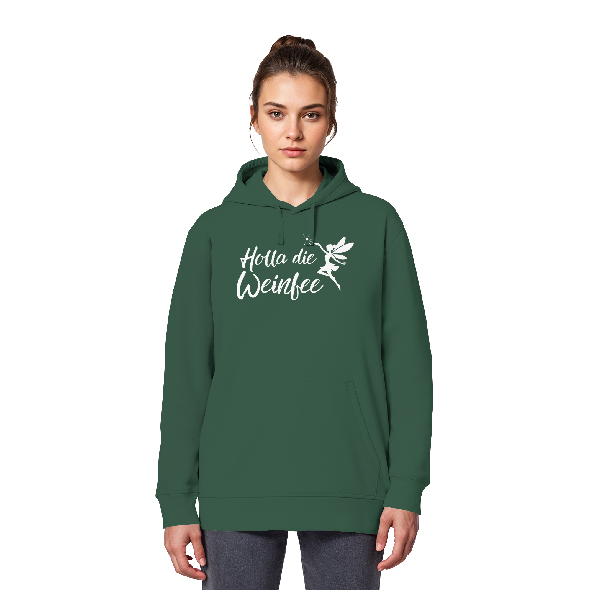 Holla die Weinfee - Organic Basic Hoodie