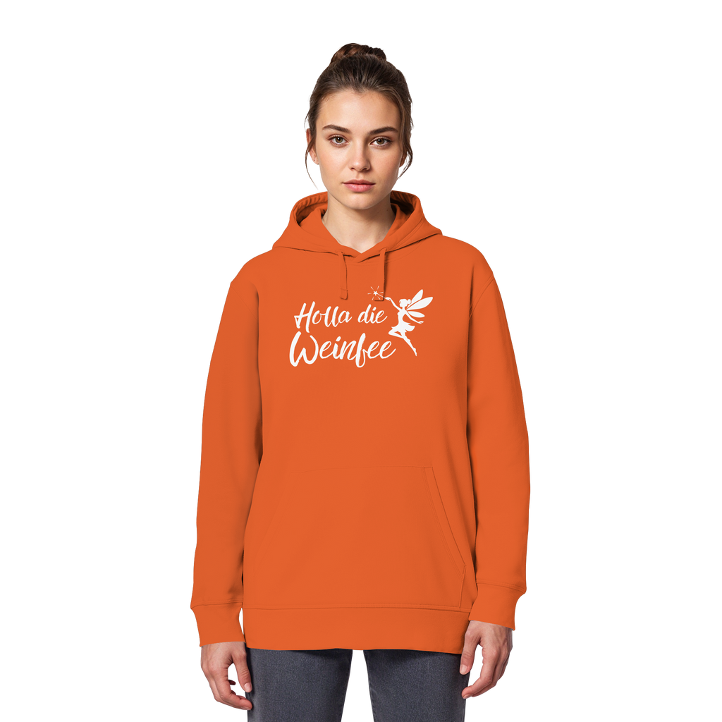 Holla die Weinfee - Organic Basic Hoodie