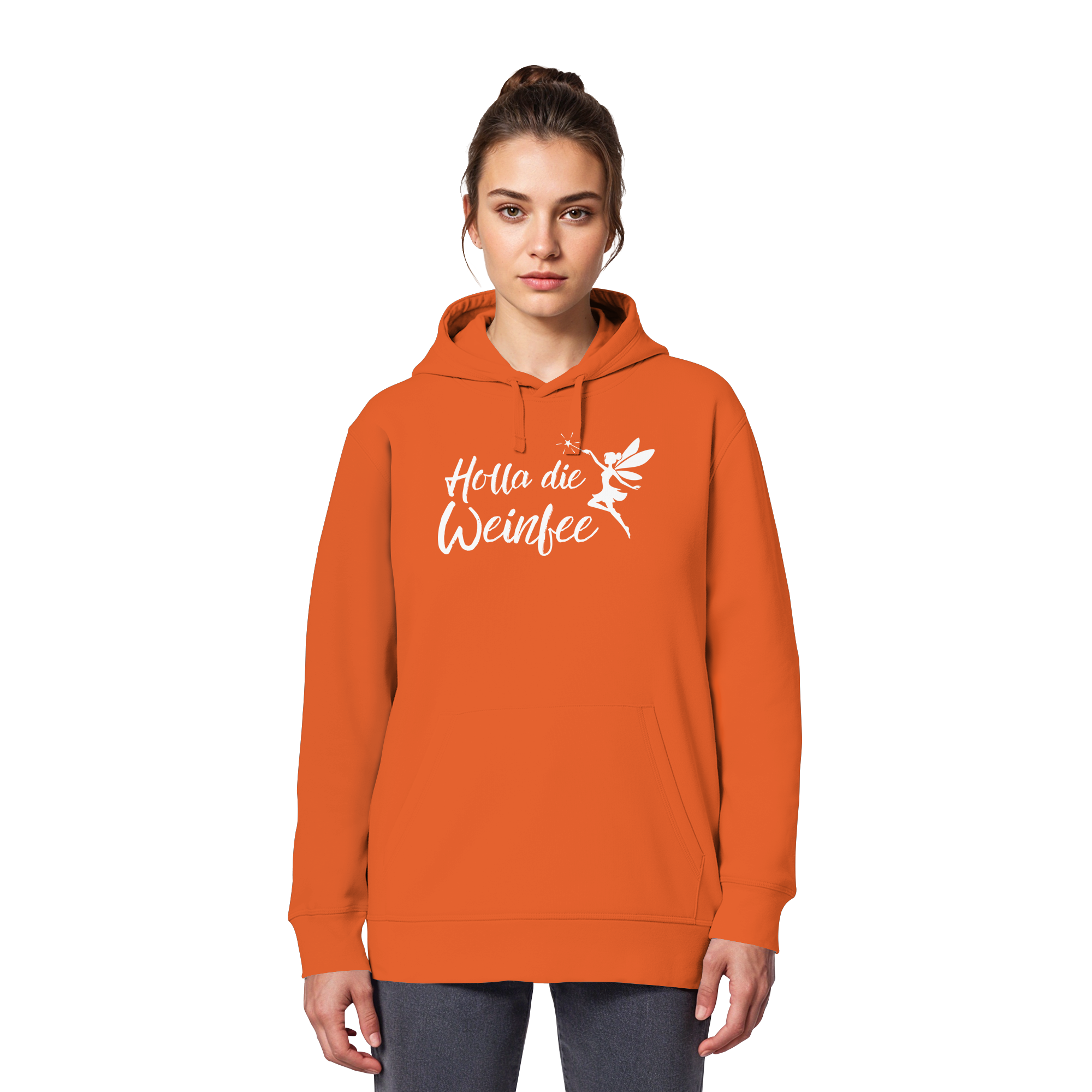 Holla die Weinfee - Organic Basic Hoodie