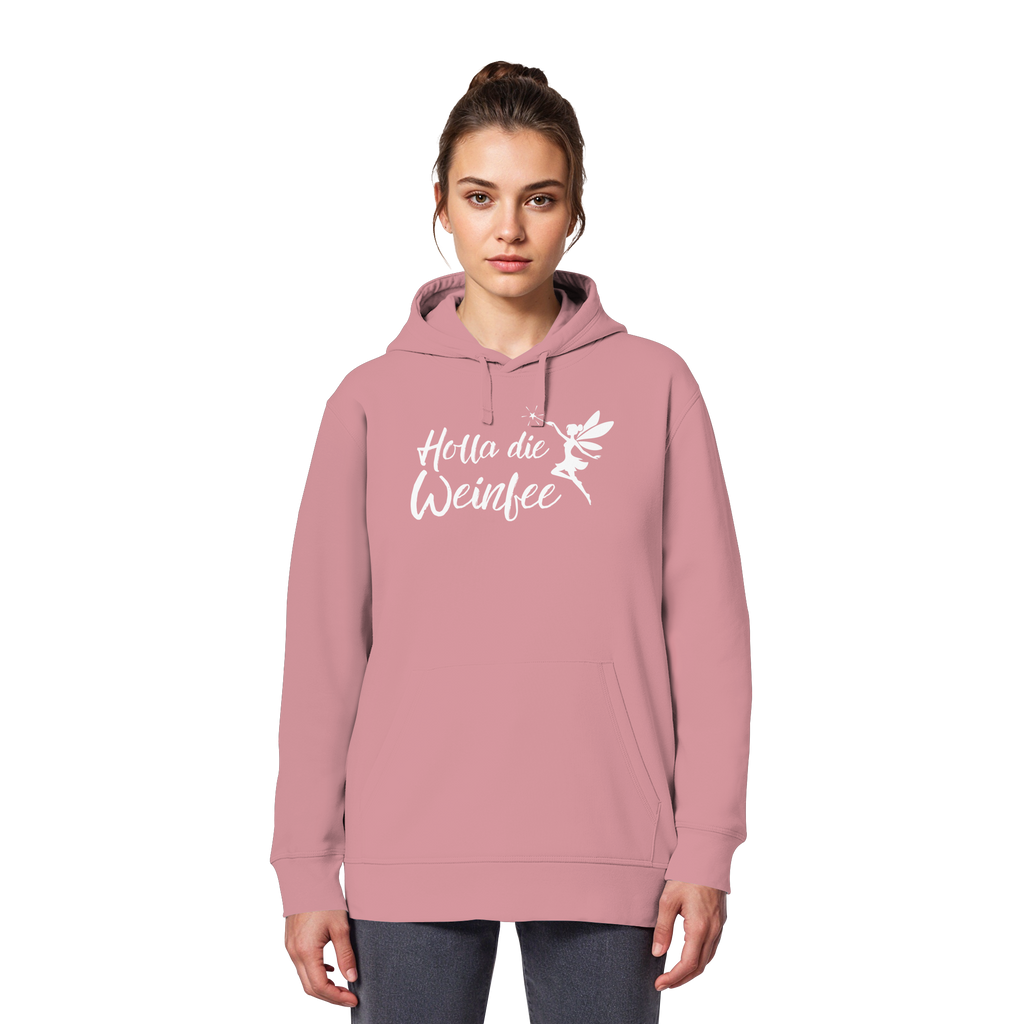 Holla die Weinfee - Organic Basic Hoodie