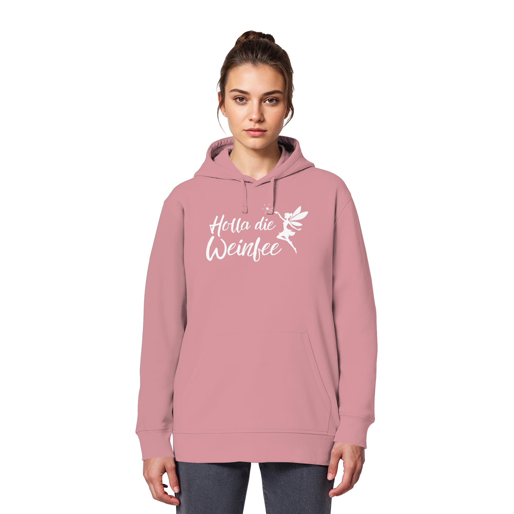 Holla die Weinfee - Organic Basic Hoodie