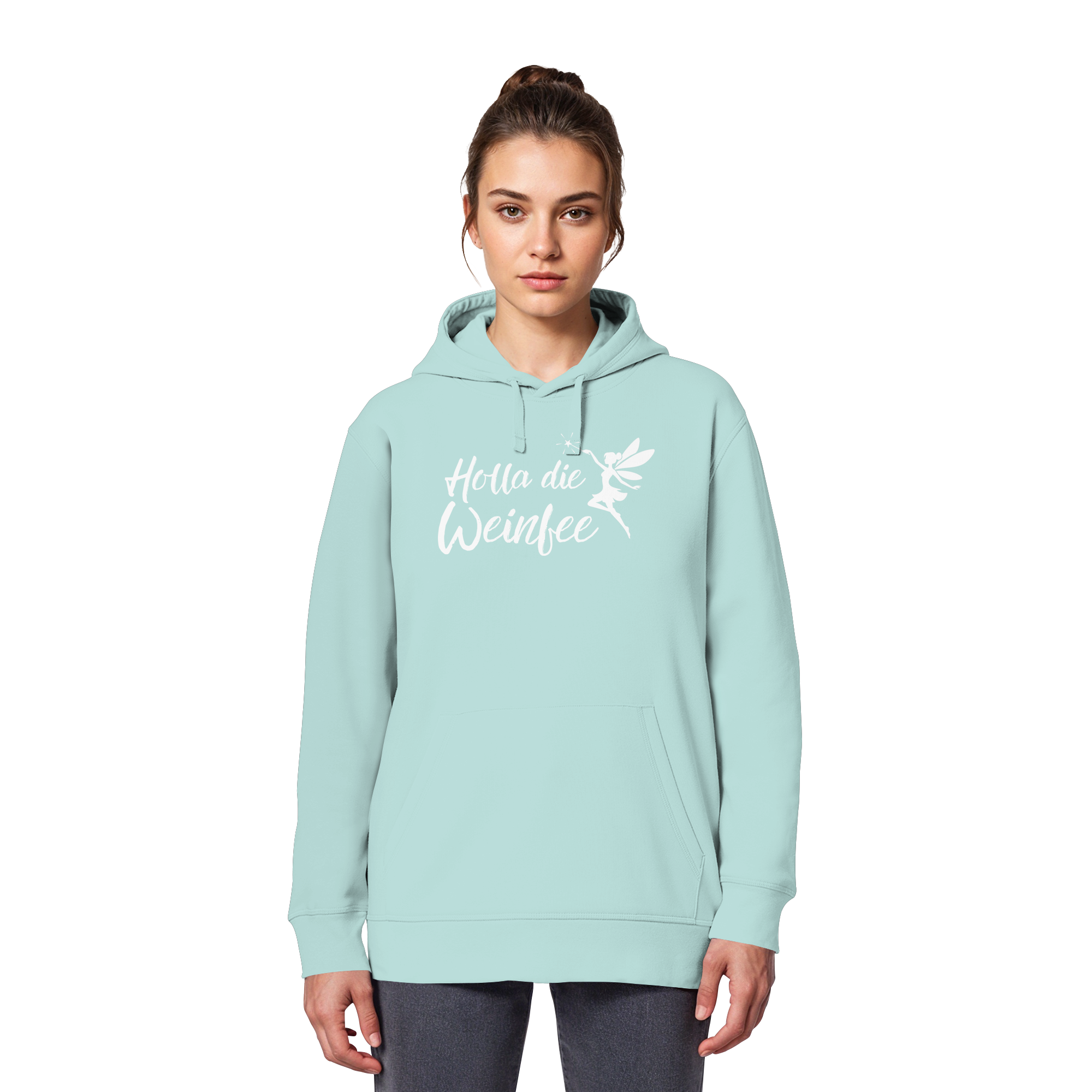 Holla die Weinfee - Organic Basic Hoodie
