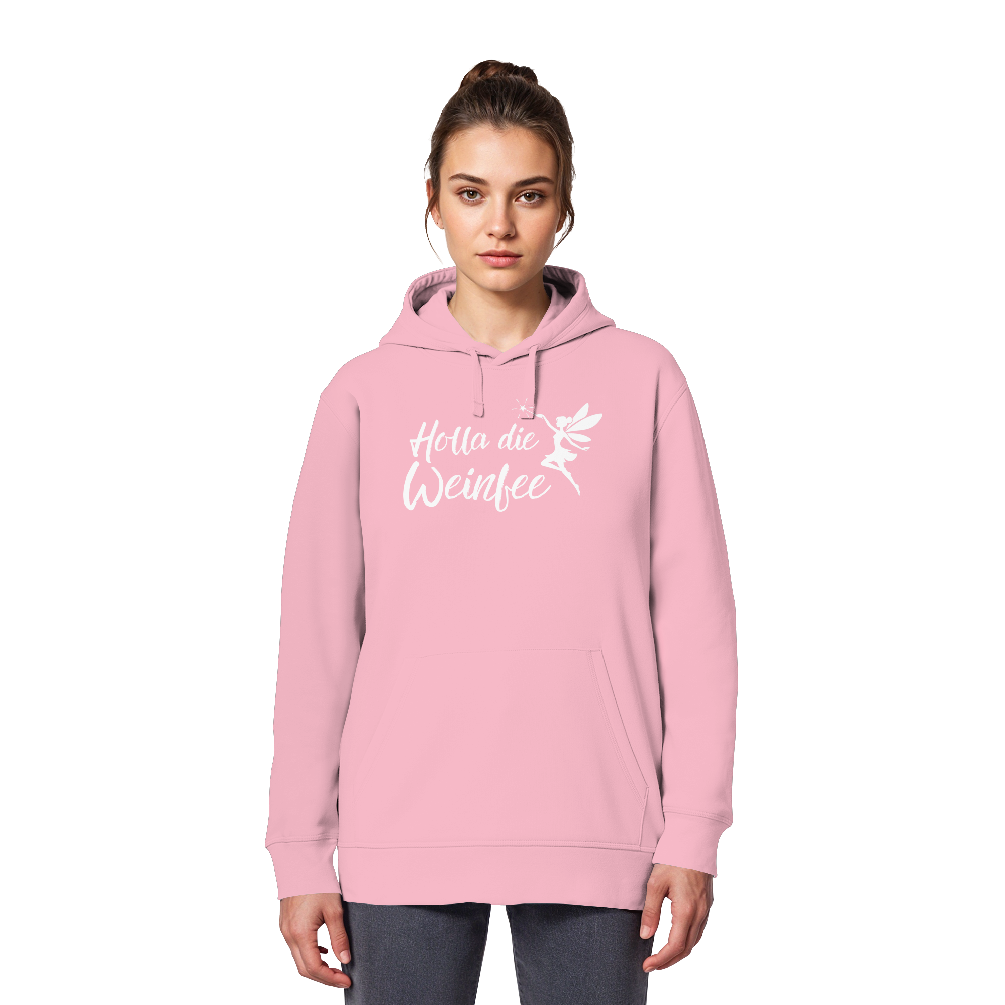 Holla die Weinfee - Organic Basic Hoodie