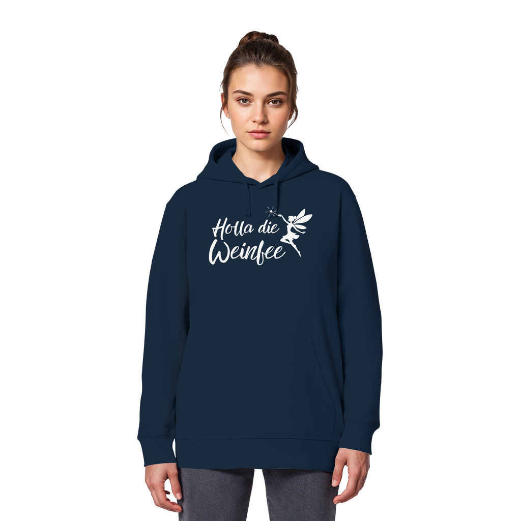 Holla die Weinfee - Organic Basic Hoodie
