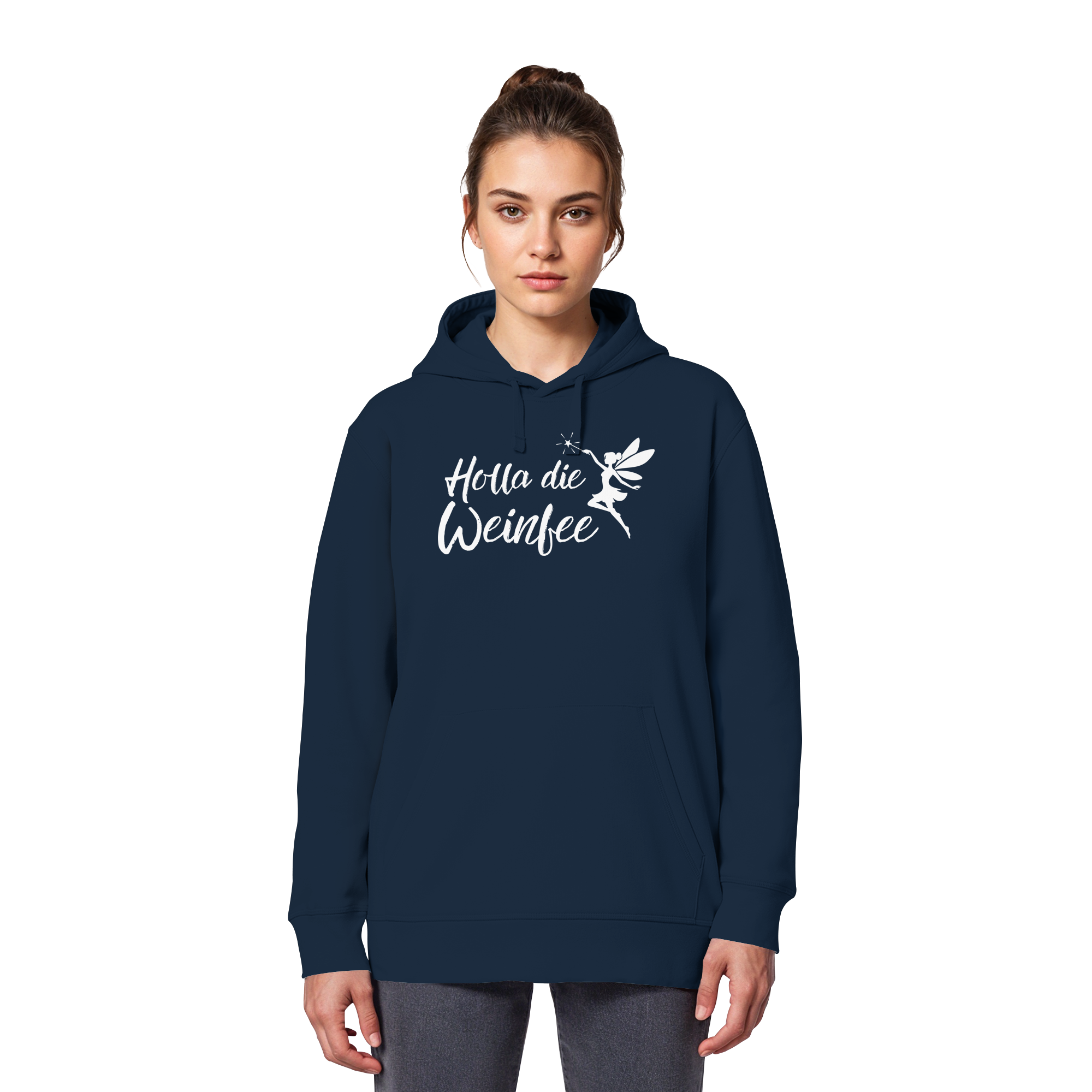 Holla die Weinfee - Organic Basic Hoodie