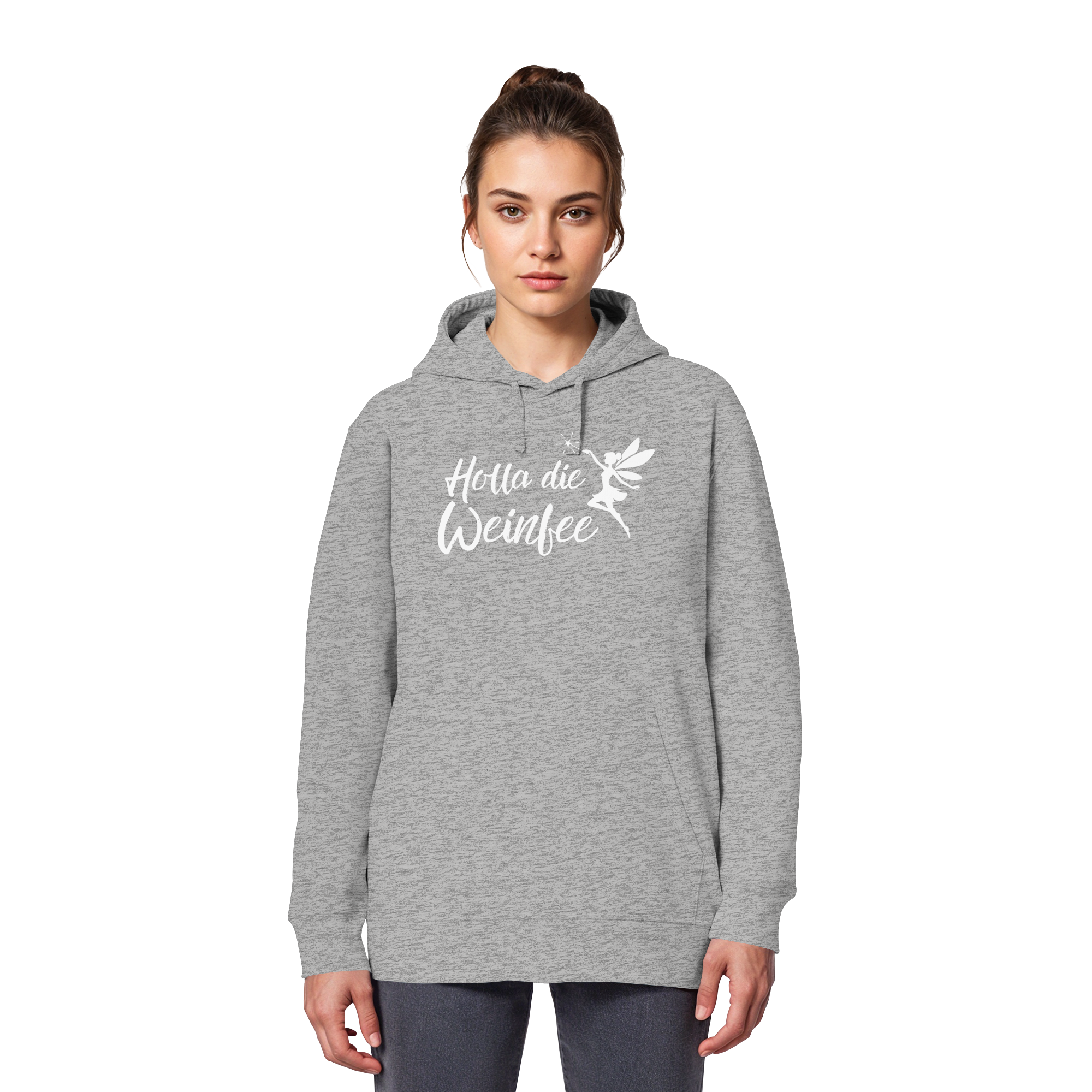 Holla die Weinfee - Organic Basic Hoodie