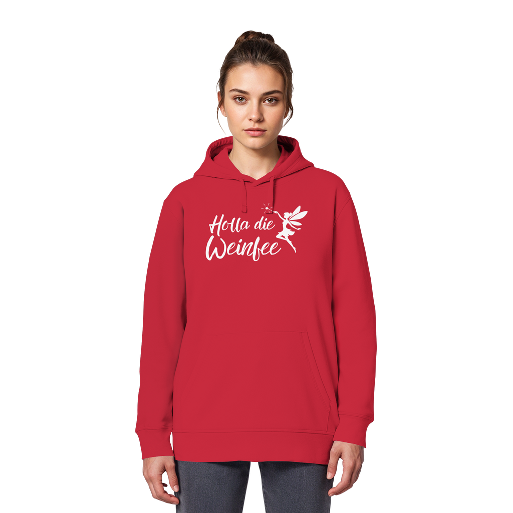 Holla die Weinfee - Organic Basic Hoodie