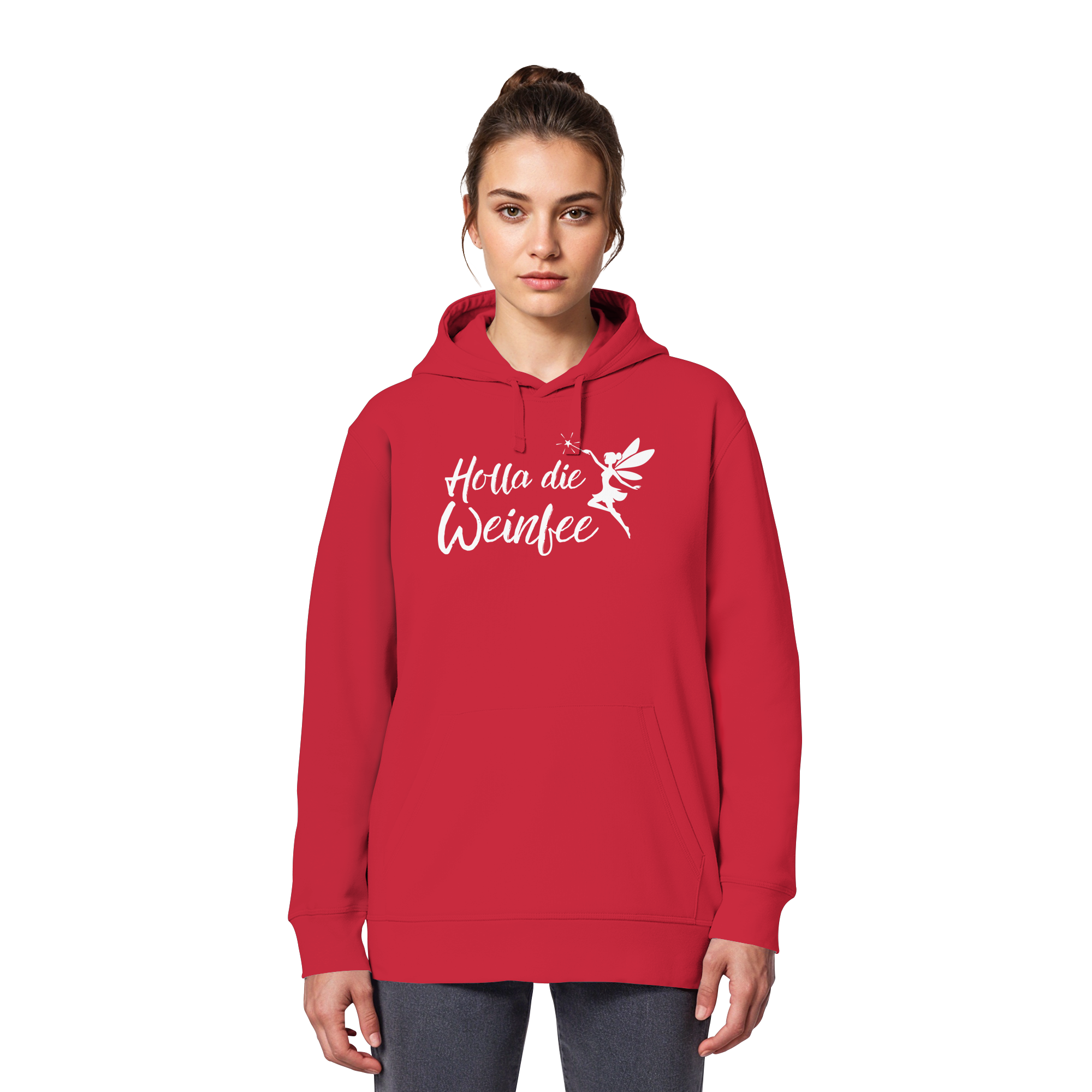 Holla die Weinfee - Organic Basic Hoodie