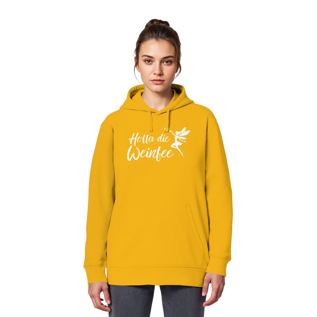 Holla die Weinfee - Organic Basic Hoodie