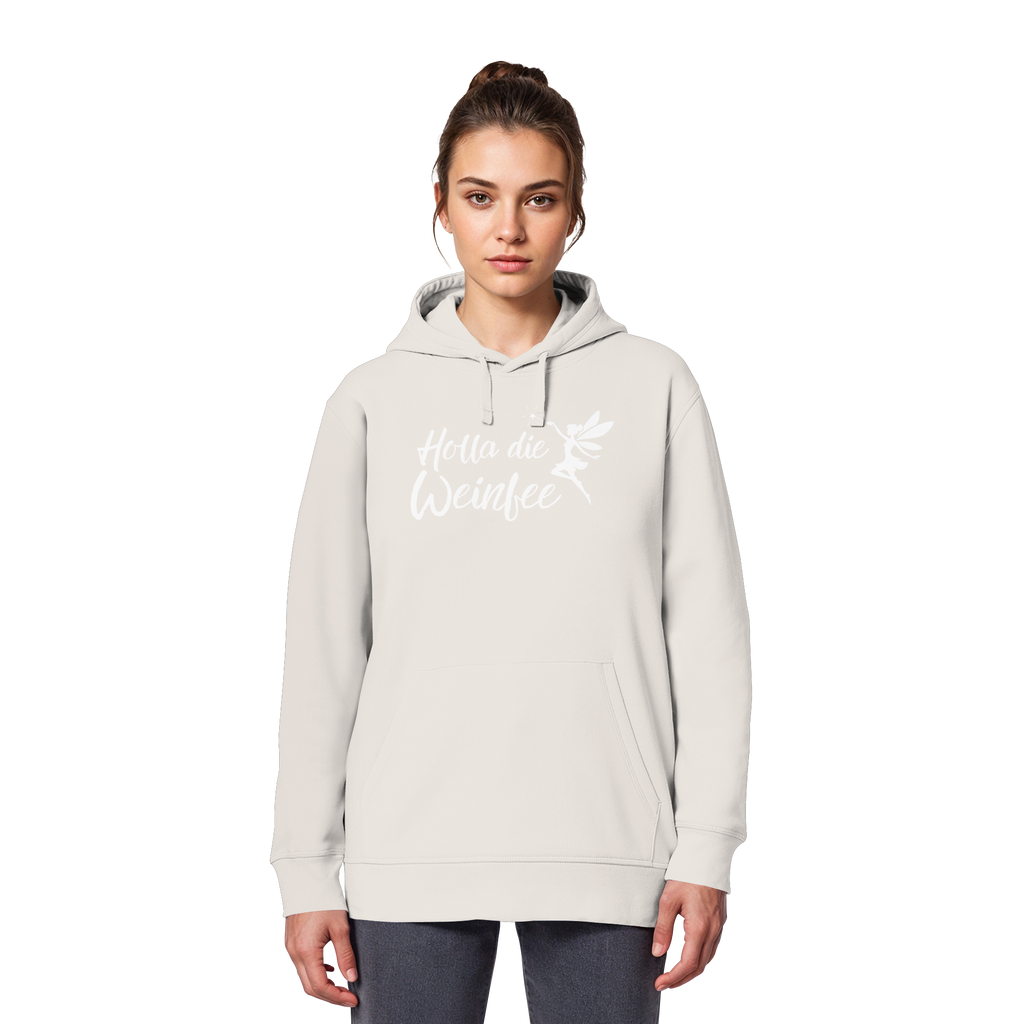 Holla die Weinfee - Organic Basic Hoodie