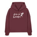 Holla die Weinfee - Womens Organic Boxcut Hoodie