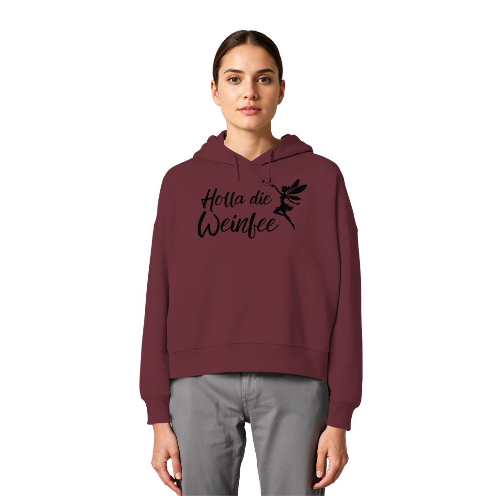 Weinfee - Womens Organic Boxcut Hoodie