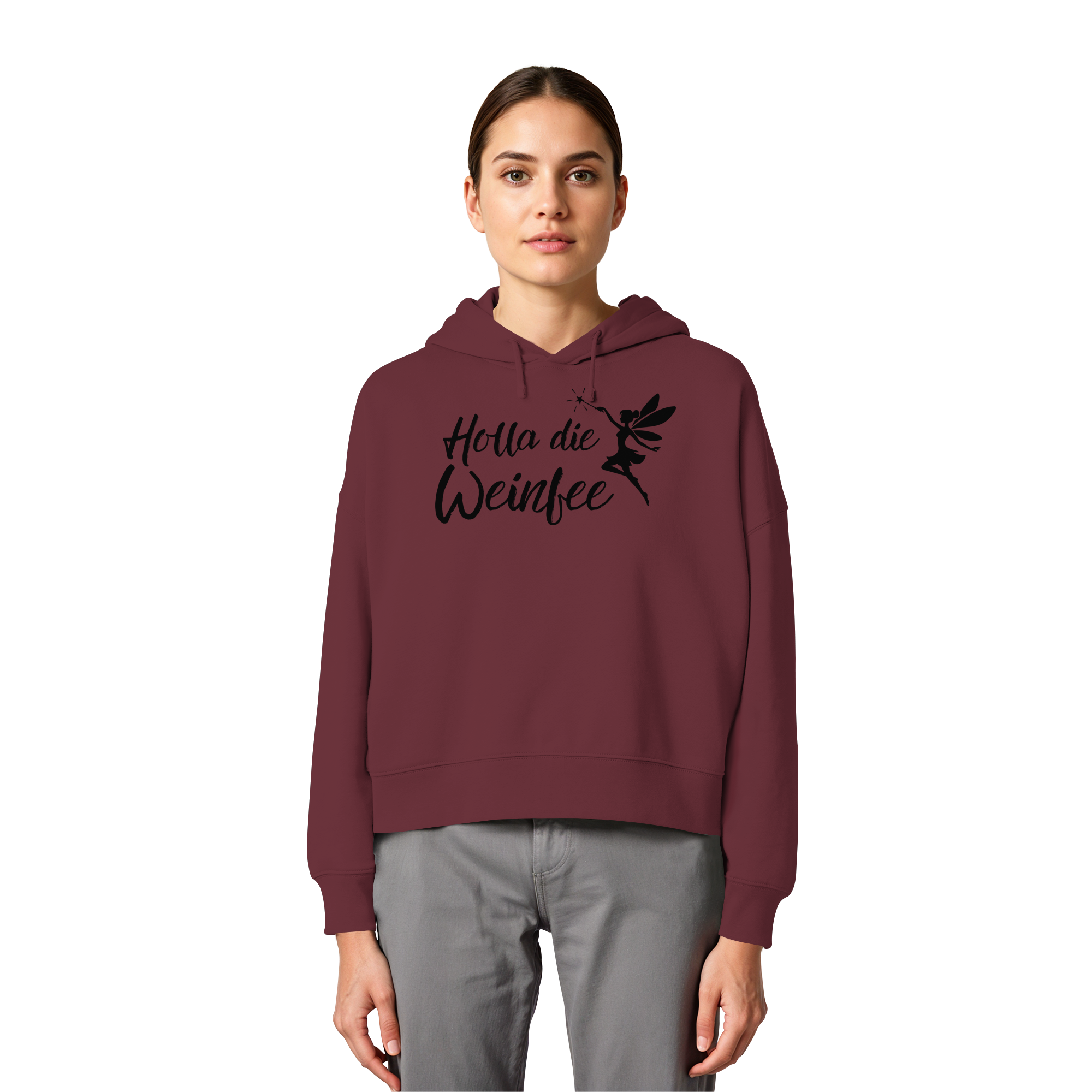 Weinfee - Womens Organic Boxcut Hoodie