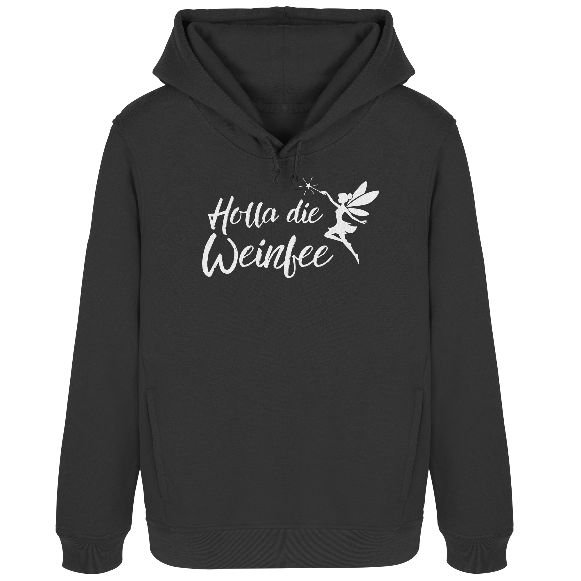 Holla die Weinfee - Womens Organic Hoodie B&C