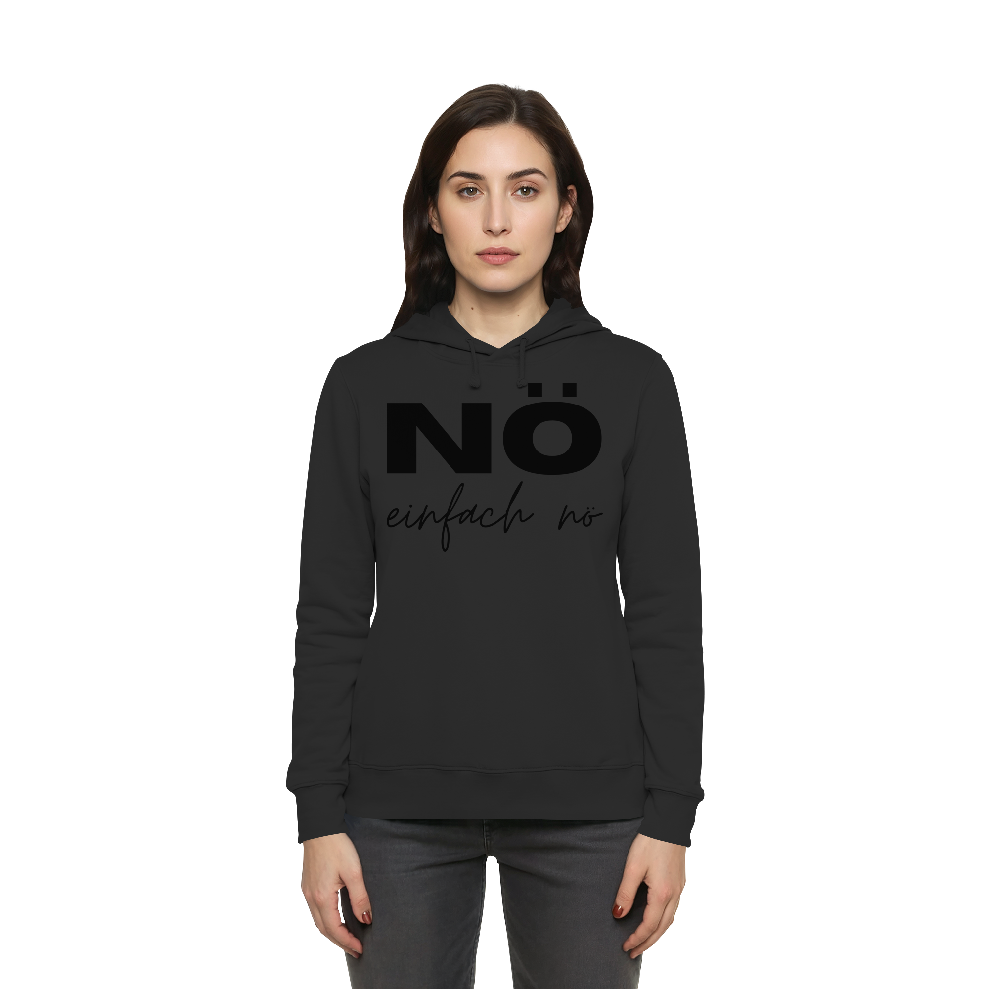 NÖ einfach Nö - Womens Organic Hoodie B&C