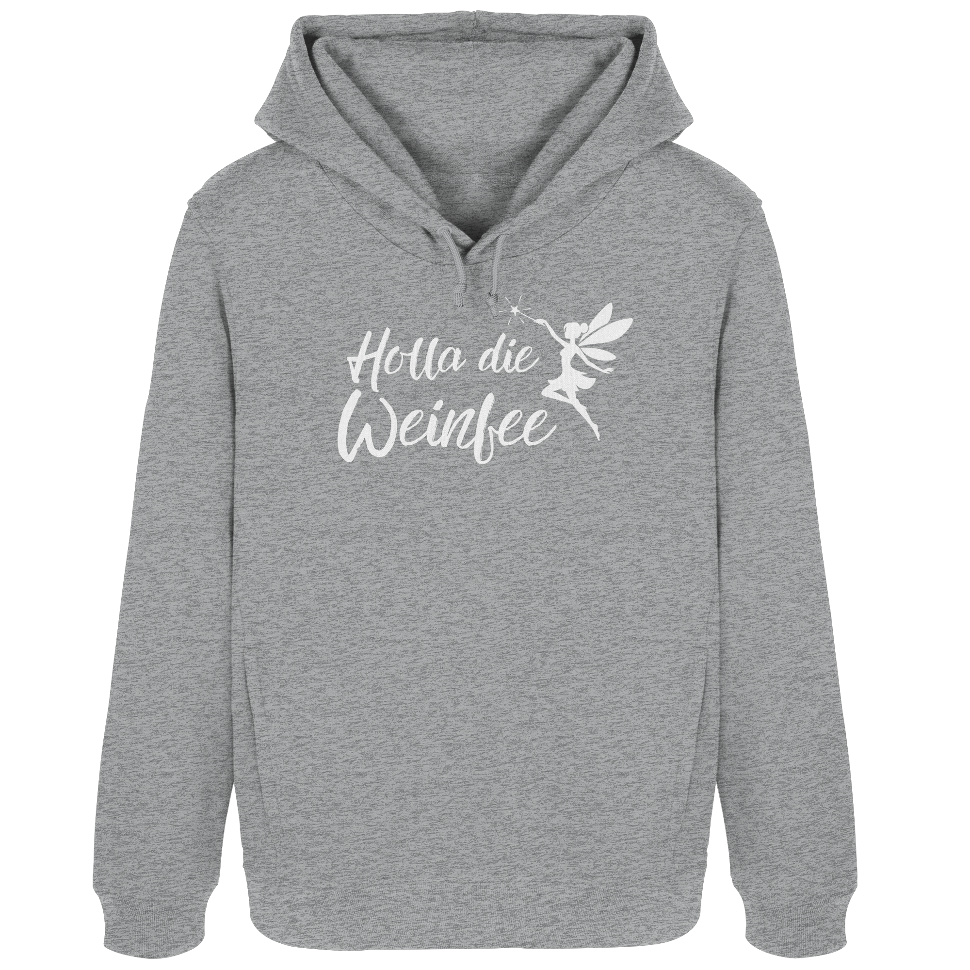 Holla die Weinfee - Womens Organic Hoodie B&C