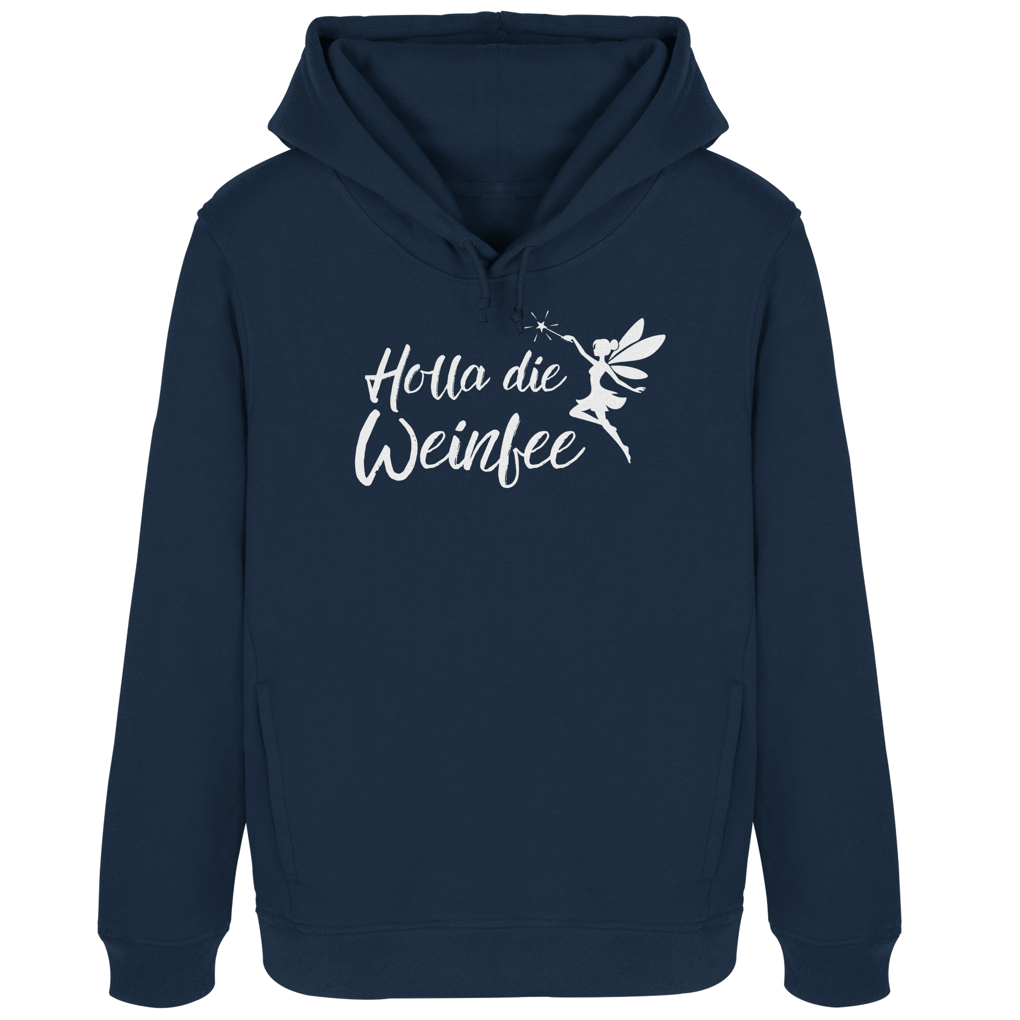 Holla die Weinfee - Womens Organic Hoodie B&C