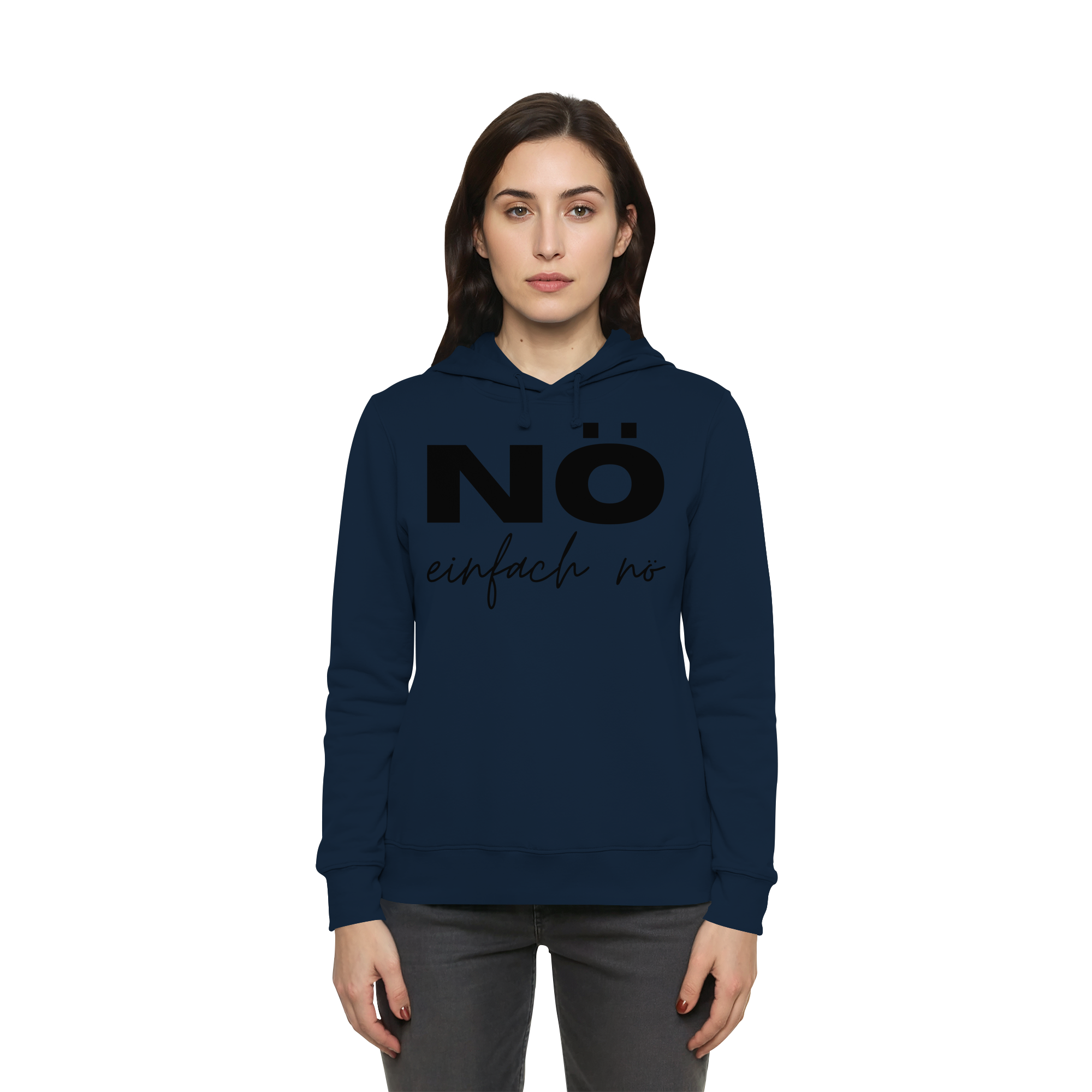 NÖ einfach Nö - Womens Organic Hoodie B&C