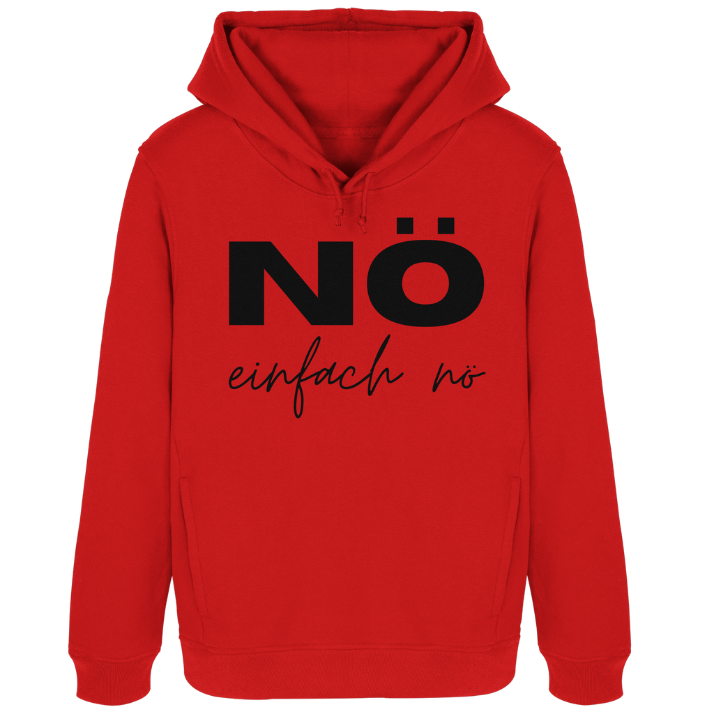 NÖ einfach Nö - Womens Organic Hoodie B&C
