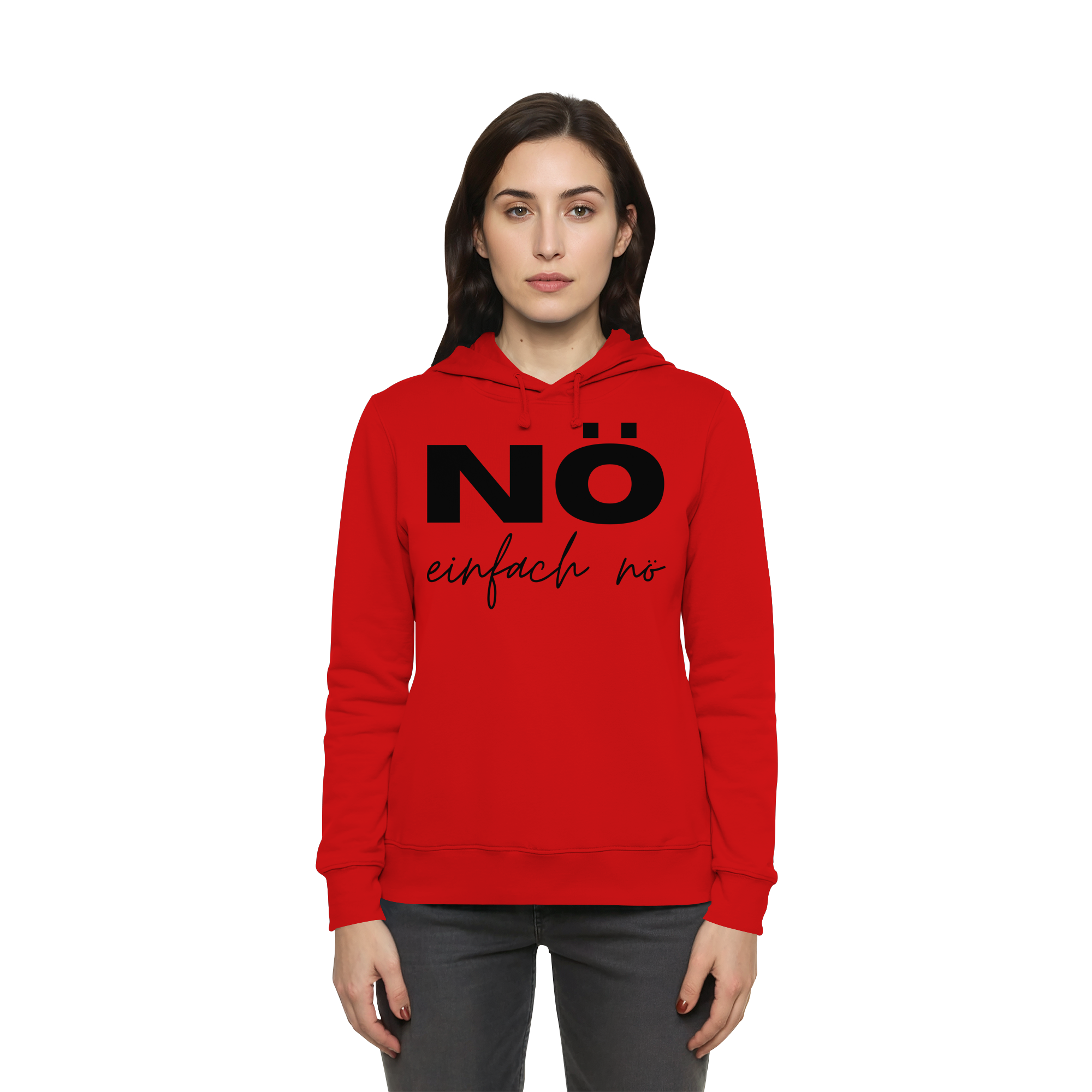 NÖ einfach Nö - Womens Organic Hoodie B&C