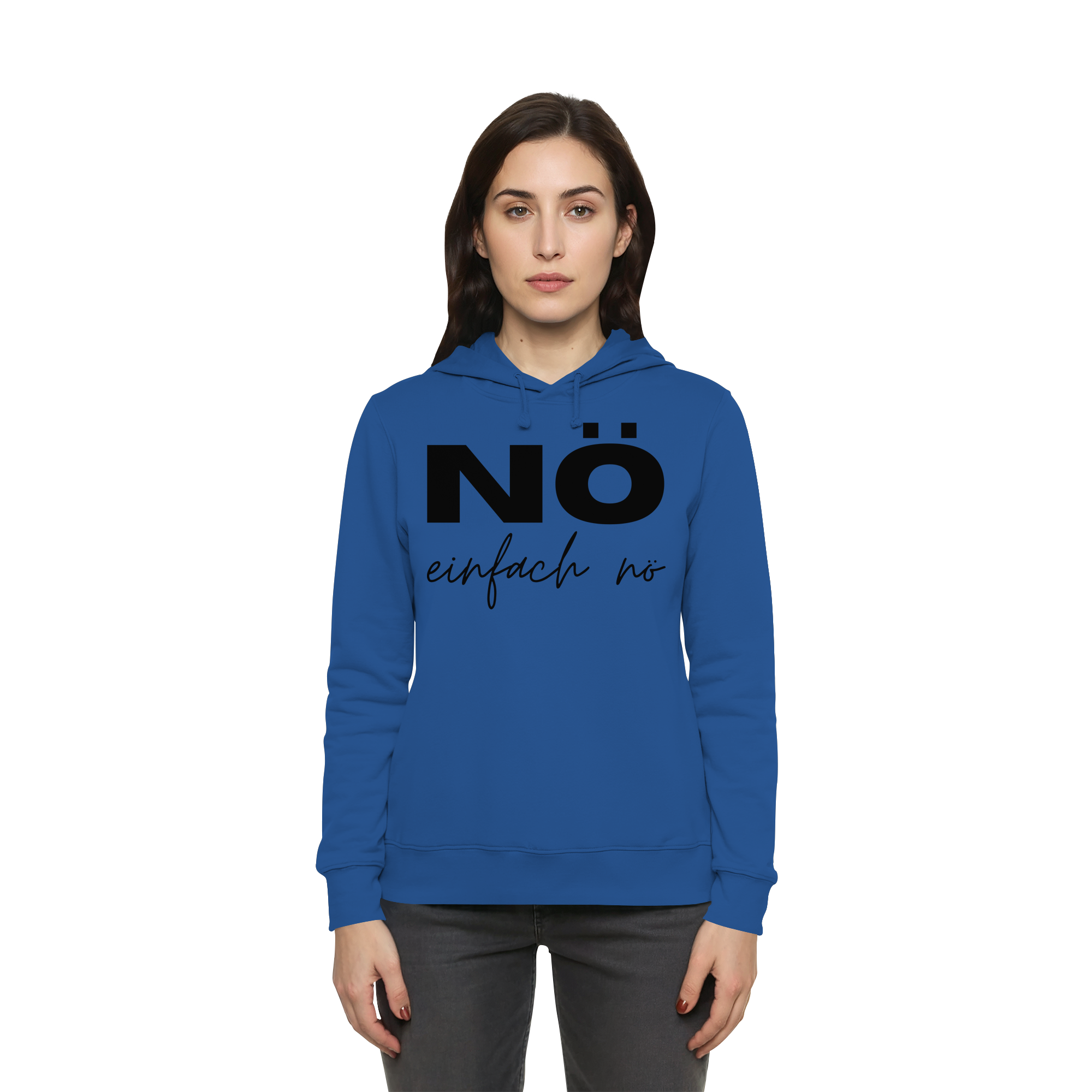 NÖ einfach Nö - Womens Organic Hoodie B&C