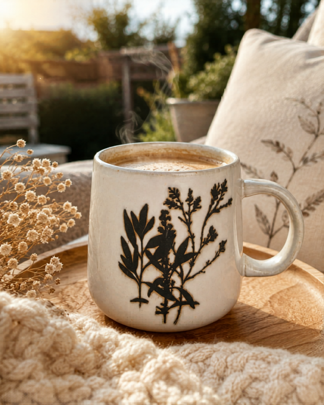 Wildblüte | Keramiktasse im Vintage-Look